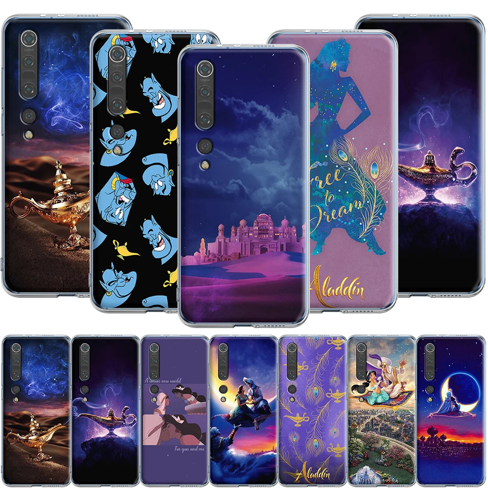 Силиконовый чехол Aladdin Jasmine Princess для Xiaomi MI Note 10 A3 A2 A1 9T 9 8 6 Max 3 SE Pro Lite Pocophone