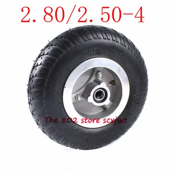 

Size 2.80/2.50-4 inner and outer tyre with hub/rim 2.80/2.50-4 electric tricycle electric skateboard wheel tyre