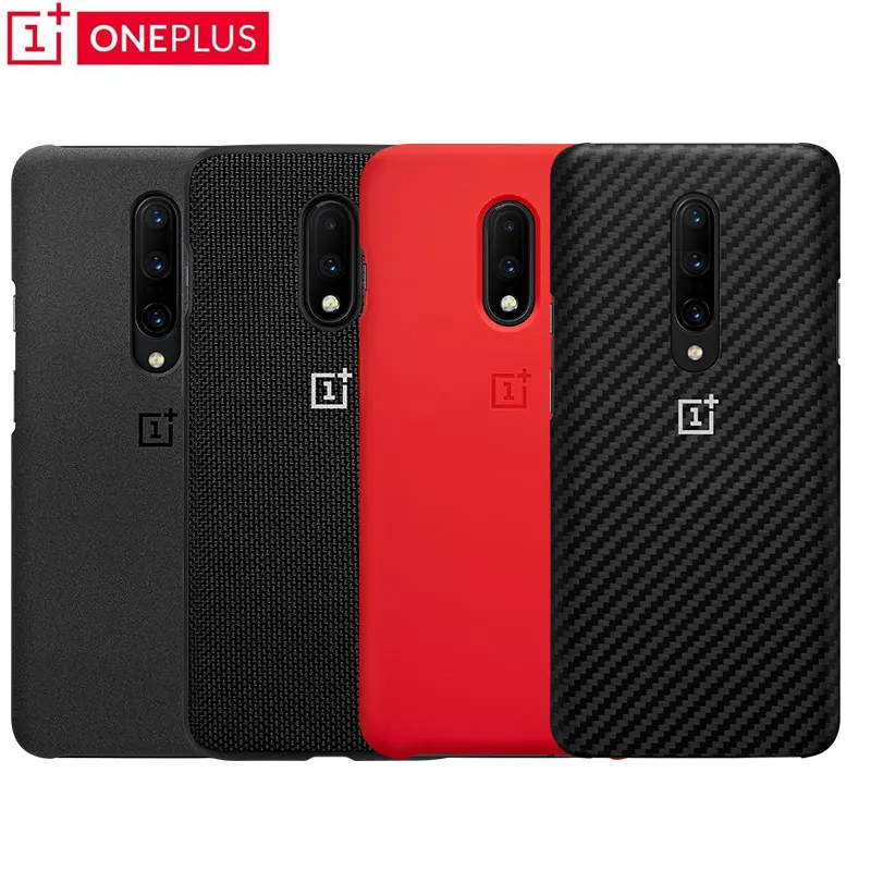 Oneplus 7 Pro Чехол Oneplus 7 силиконовый чехол Официальный сток песчаник Karbon