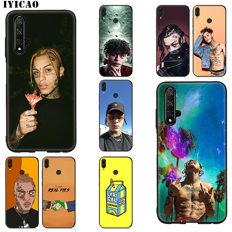 IYICAO Lil Skies Rapper мягкий чехол для huawei Honor 20 10 9 9X 8X 8C 7X 7C 7A 6A Lite Pro View Note силиконовый |