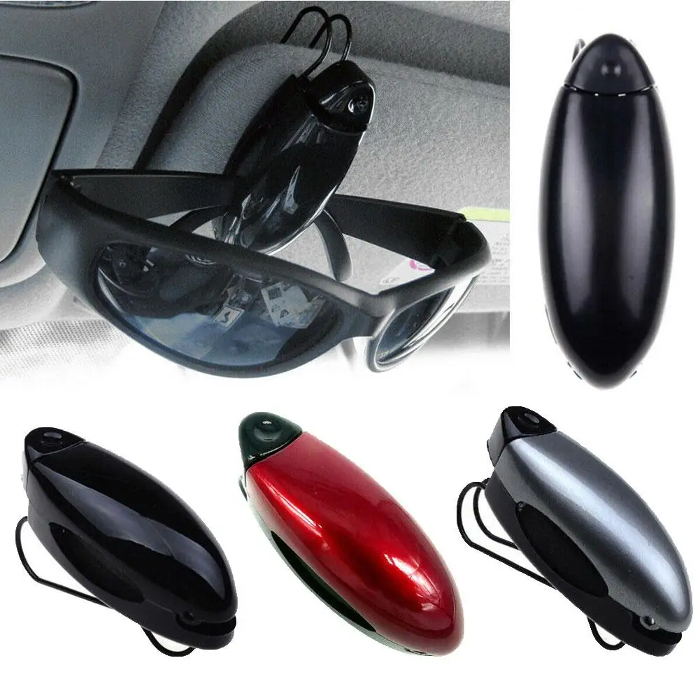 

Universal Auto Car Vehicle Sun Visor Mount Glasses Holder Clip Clamp Accessory Auto Sun Visor Card Ticket Holder Pen Case Boxes