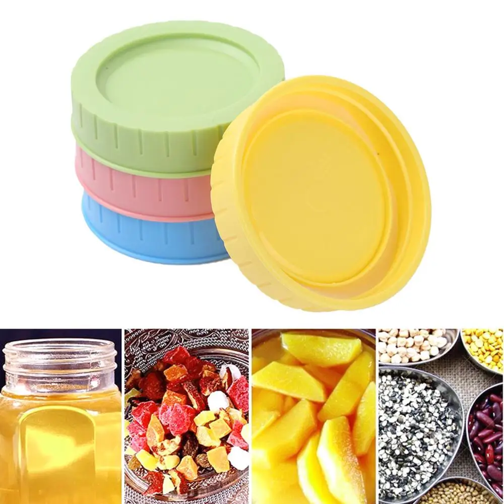 20 Unlined Ribbed Screw Lids Storage Seal Cap for Wide/Regular Mason Jar Canning 