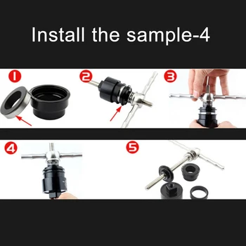

Set Bicycle Bottom Bracket Press Bearing Aluminum Alloy Removal Tool Replacement