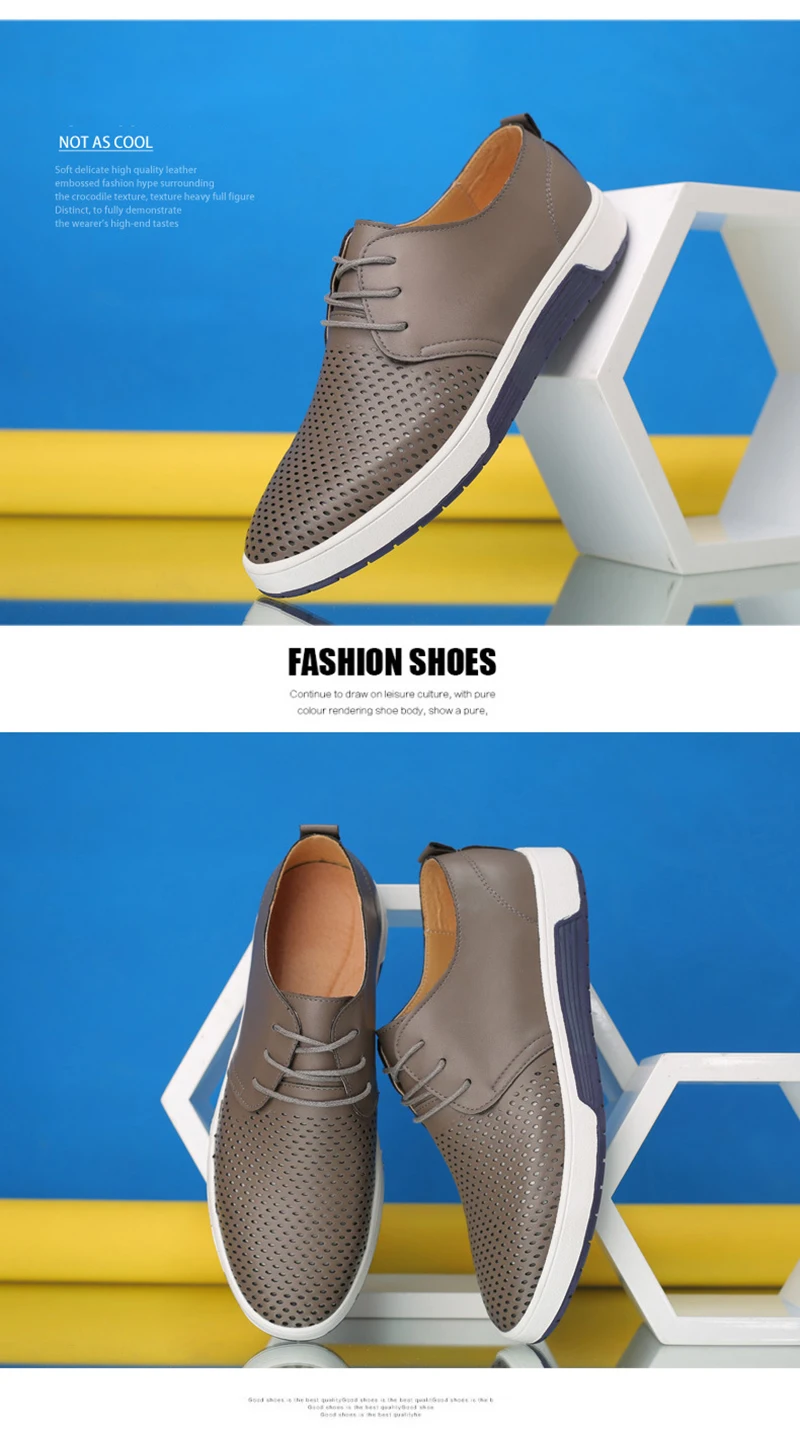 Merkmak Brand New Summer Breathable Men Leather Casual Shoes Plus Velvet Warm Winter FLats Fashion Lace-up Big Size Walking Shoe