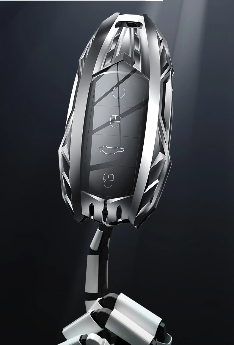 Copertura portachiavi per auto in lega di zinco per Chery Tiggo 8 3x 5x Gx EQ7 Arrizo Exeed 65R 32R Tiggo 7 Pro 5 2020 custodia per telecomando Shell - Hf46d998294f544d888ba98de617cc047H