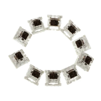 

100% Brand New and High Quality. 10Pcs 3 Pin Mechanical Keyboard Switch Blue Red Brown Black Replacement For Gateron Cherry MX