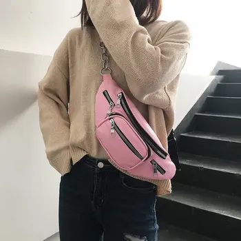 

SHUJIN Women Waist Bag Multifunction Waist PU Leather Phone Bags Small Belt Bag Cool Packs Steam Punk Leg Package Shoulder Bag