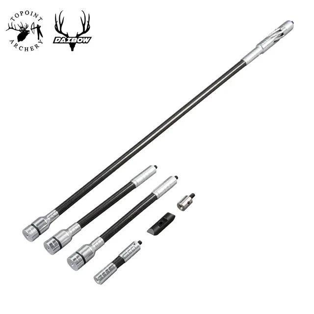 Topoint – stabilisateur d'équilibre Combo, barre principale + barre latérale + barre d'extension + barre en V pour tir à l'arc classique composé