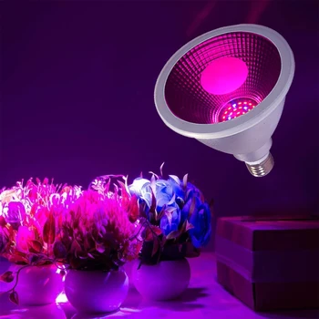 

LED Grow Light Full Spectrum 7W/12W/15W E27 LED Growing Bulb for Indoor Hydroponics Flowers Plants LED Growth Lamp