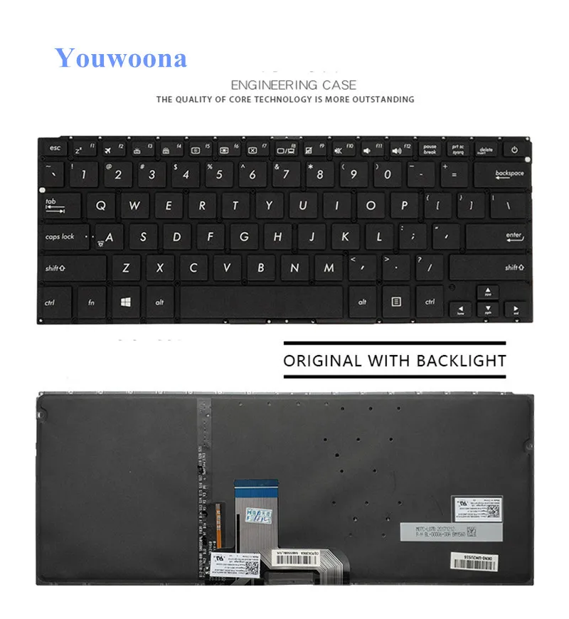 New Laptop Keyboard For ASUS U4000 4100 U4000UQ U3000 U4000U RX310 RX410 UX310