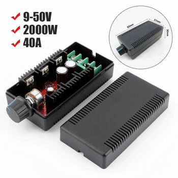 

1PC 9-50V Motor Speed Control Industrial For PWM HOO DC Governor 2000W 40A DC Motor Controller