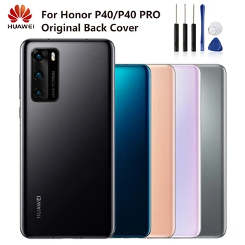

Mobile Phone Housing Back Cover For Huawei P40 Pro P40 P40PRO Glass Rear Case Back Case Battery Cover