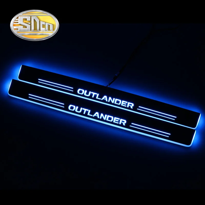 SNCN 4 шт. Автомобильный светодиодный дверной порог для Mitsubishi Outlander 3 2012 2018 ультра
