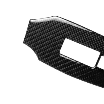 

2pcs Carbon Fiber Window Lift Switch Panel Frame Decoration Cover Trim For Nissan 370Z 2009-2020 Car Styling Sticker Accessories