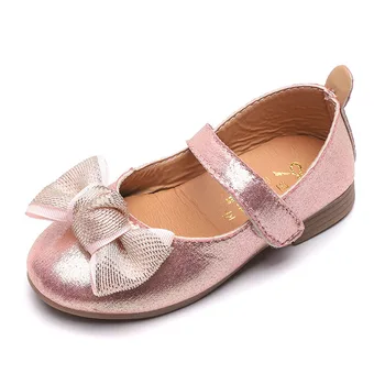 

COZULMA Kids Girls Butterfly-Knot Casual Shoes Children Hook & Loop Flat Shoes Kids Non-Slip Fashion Sneakers Size 26-36