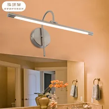 Светодиодный светильник с зеркалом в европейском стиле-jing hua deng, зеркальный шкаф, гардеробная, ванная комната, туалет, Минималистичная современная настенная лампа