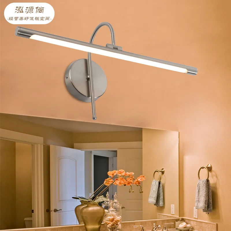 

LED Mirror Front Light European Style-jing hua deng Mirror Cabinet Dressing Room Bathroom Toilet Minimalist Modern Mural Lamps