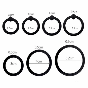 Silicone Penis Ring Ejaculation Delay Cock Rings Dick Erection Cockring Male Chastity Adult Sex Toys For Men Lock Sperm Trainer 2