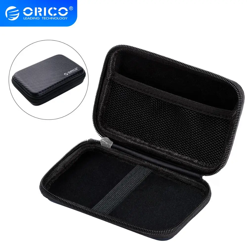 ORICO 2.5 inç sabit Disk taşınabilir HDD koruyucu çanta harici sabit Disk saklama çantası için SSD/kulaklık/U Disk HDD durumda