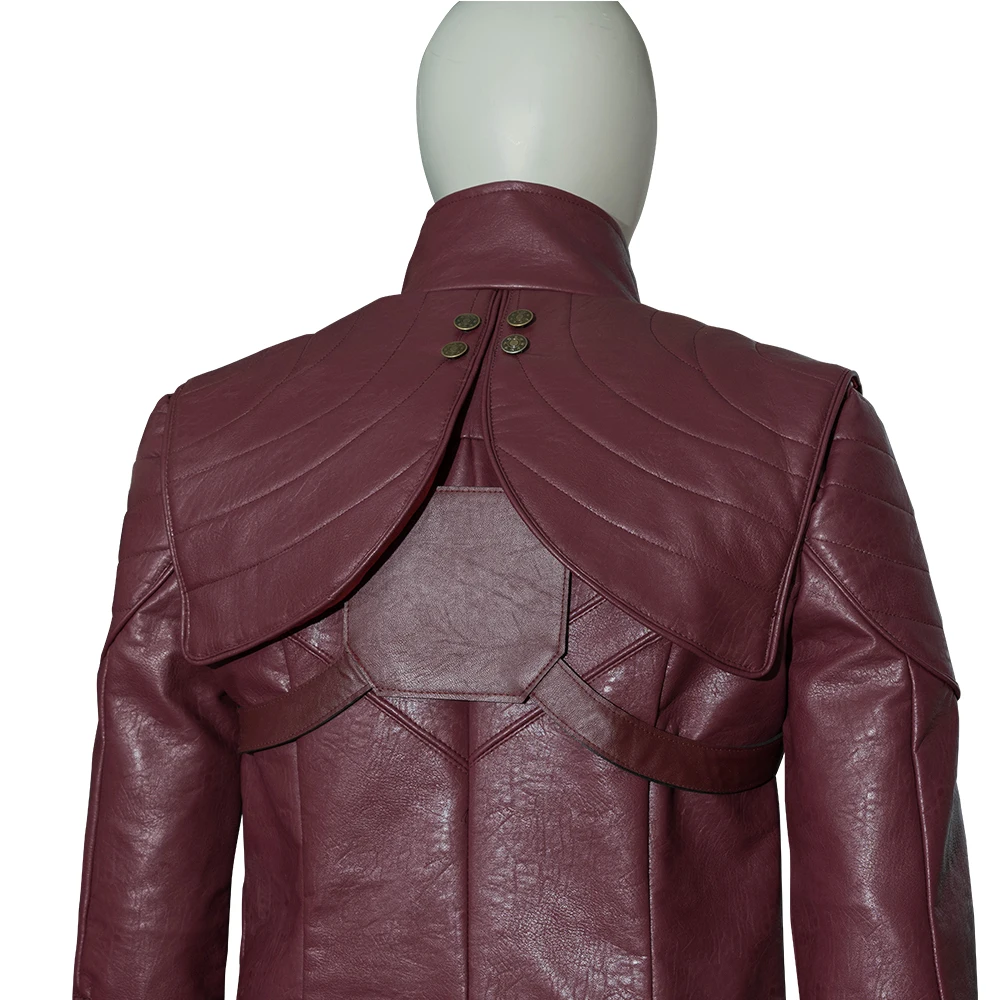 ManLuYunXiao Game DMC 5 Cosplay Dante Cosplay Costume Leather Jacket Long Coat Halloween Carnival Costumes Custom Made