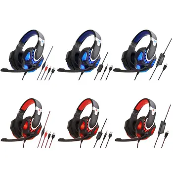 

G10 Glow PS4 Gaming Computer Switch Headset With Microphone Gaming Earphone 19QA