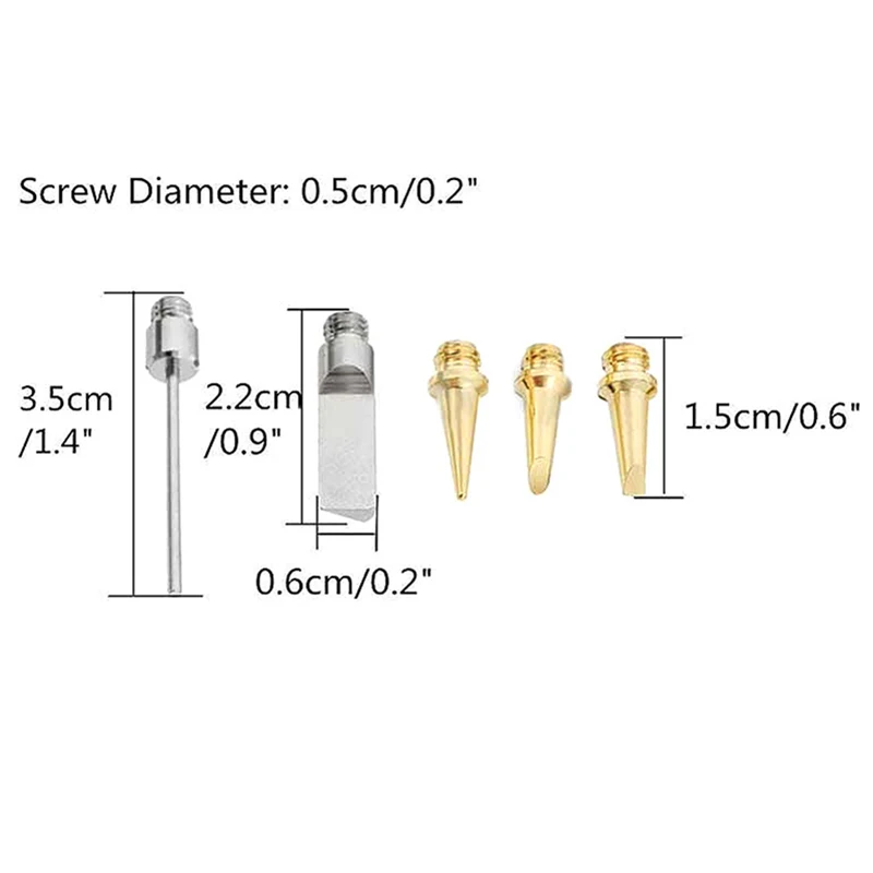 5pcs Nozzle For HS-1115K Soldering Iron Cordless Welding Tools Gas Welding Tips best soldering iron for electronics