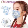 20pc Children Cartoon Print Disposable Face Masks 3 Layers Non-woven Mouth Cover Masks Mascarillas Headband Masque Enfants 3