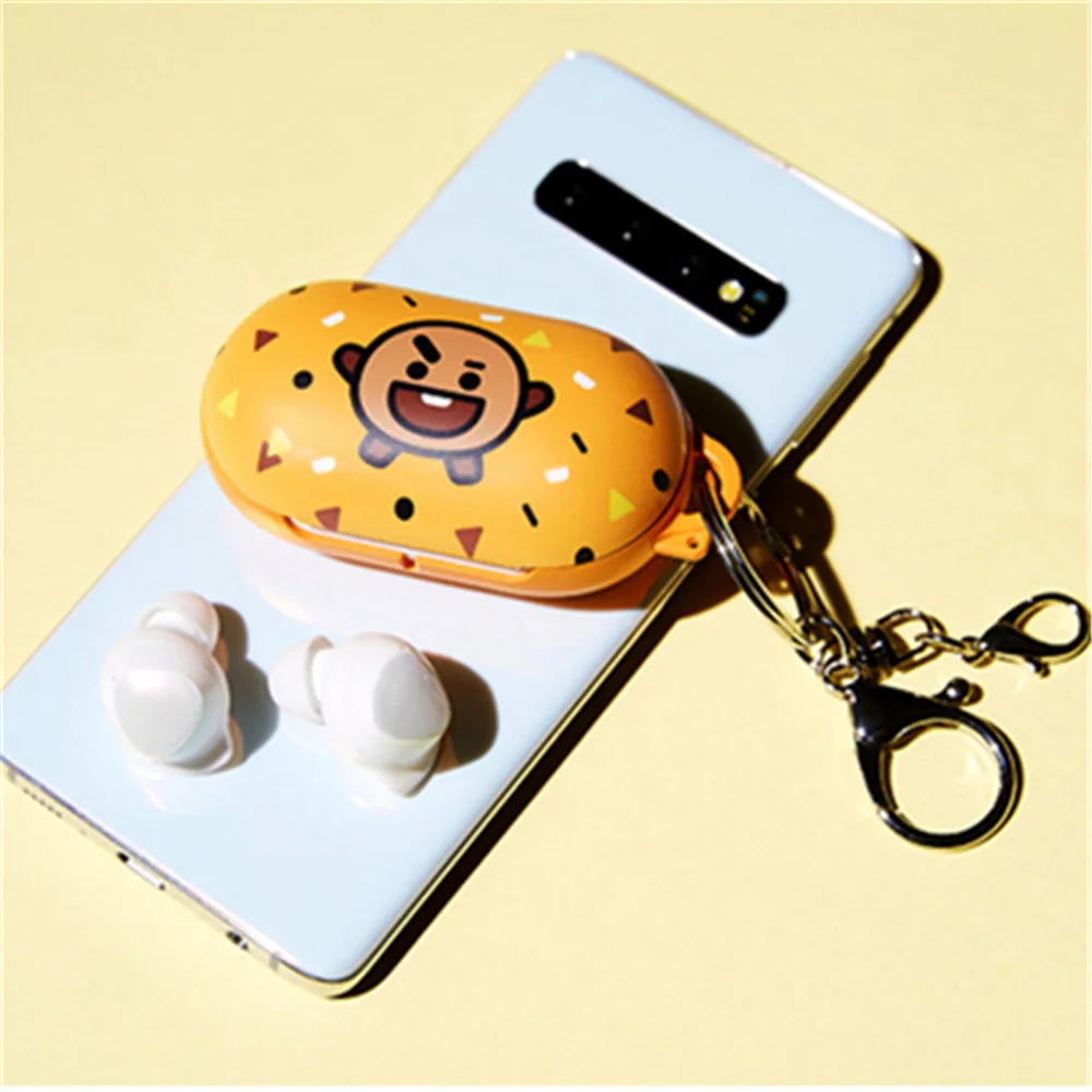 SHOOKY Защитный чехол для samsung Galaxy Buds гарнитура чехол для наушников с брелоками фото карта для BT21 аутентичная коробка для Galaxy Buds - Цвет: SHOOKY