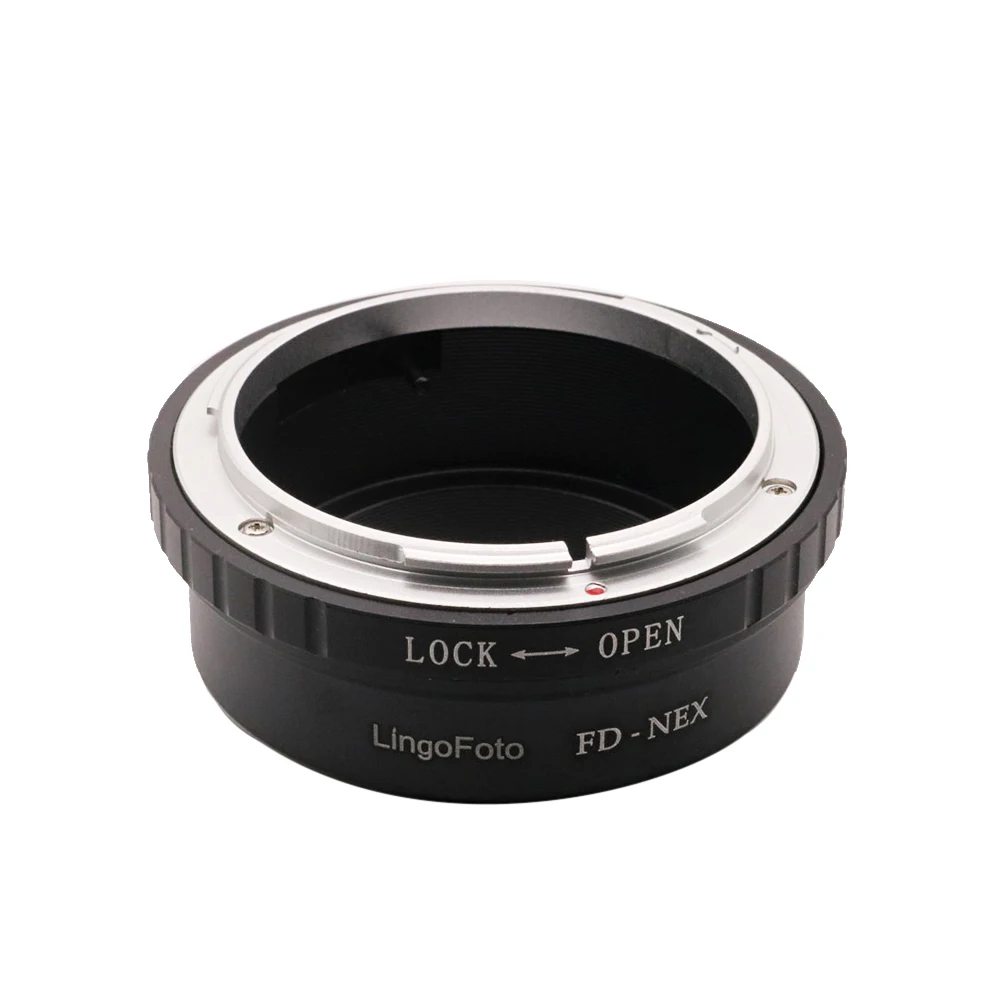 Lingofoto Anello Adattatore Fd-Nex Per Obiettivo Canon Fd Mount Per Fotocamera Sony E-Mount