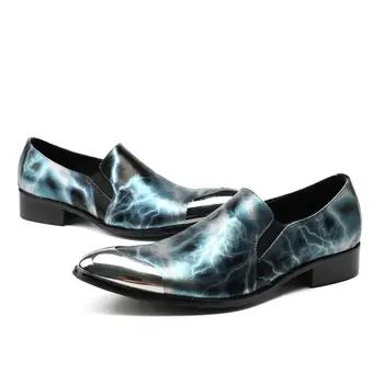 

Shoes Men Genuine Leather Slip-on Casual British Style Loafers Full Grain Leather Cow Leather Gostinshoes Handmade Rubber Solid