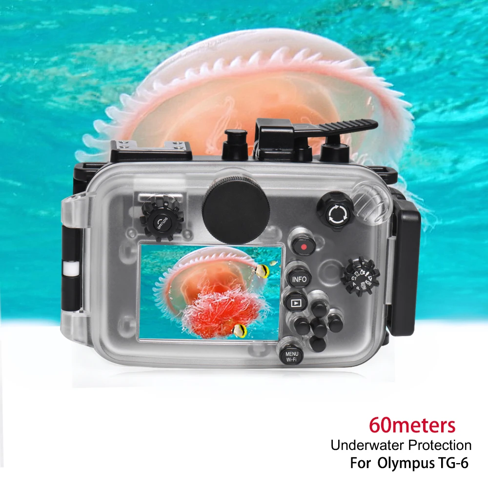 Seafrogs Waterproof Camera Housing for Olympus TG