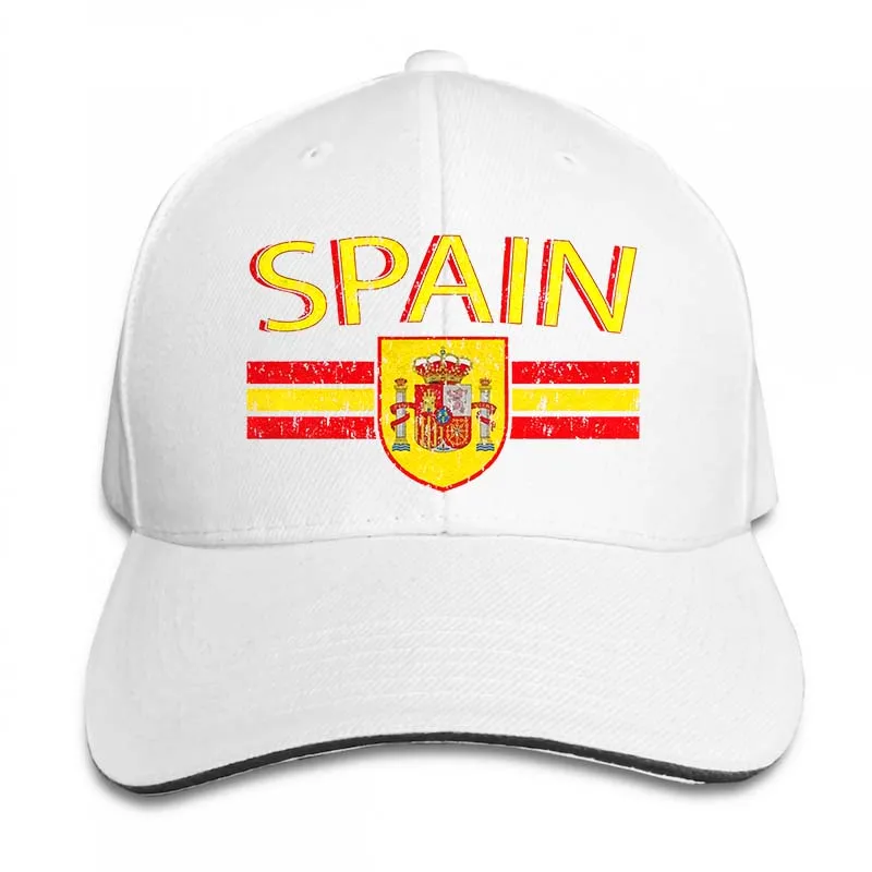 Distressed Испанский флаг Espana Pride Испанский футбол AMD_SPA_01 бейсбольная кепка для мужчин и женщин Кепка для водителя грузовика модная Регулируемая Кепка - Цвет: 2-White