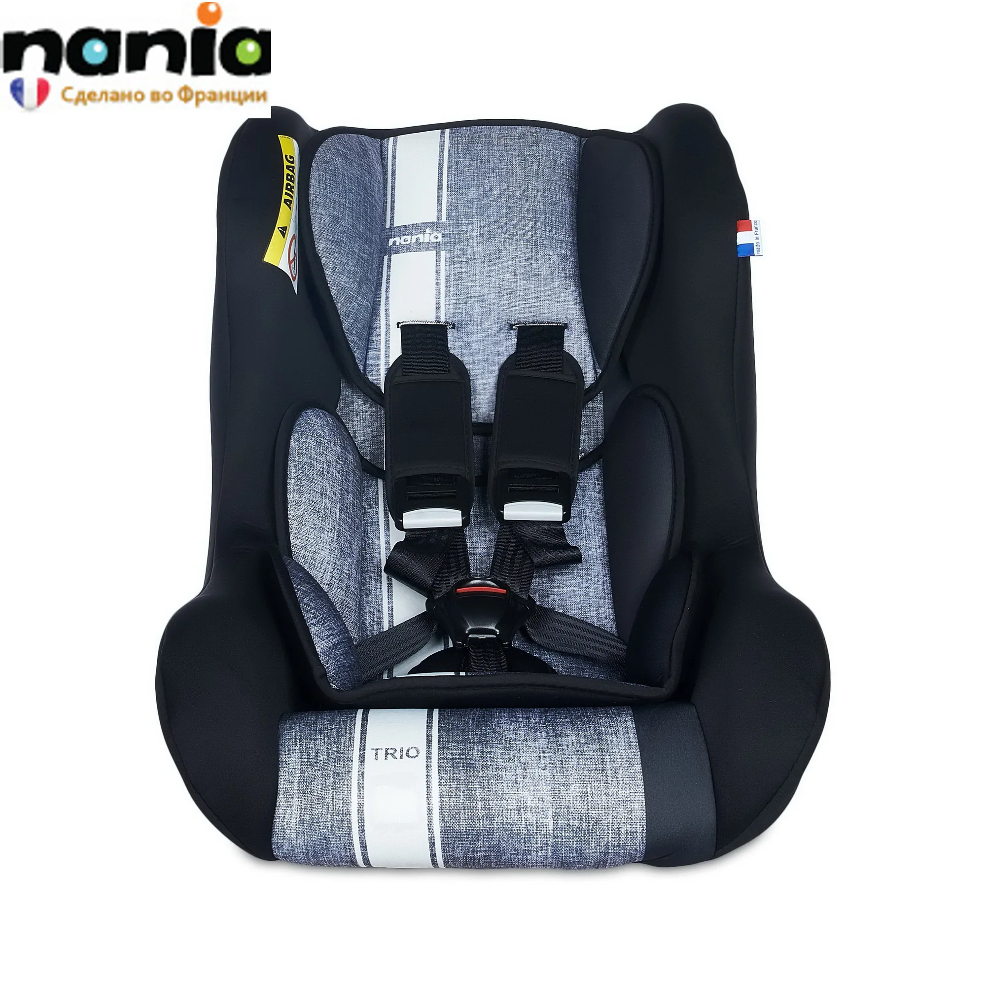 Автокресло Nania TRIO SP COMFORT LINEA WHITE для детей группы 0/1/2|Детское безопасное автокресло|