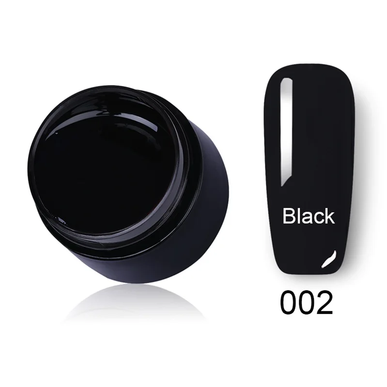 Black Gel LEMOOC 8 мл Матовый верхний слой Цвет УФ-гель для ногтей серой серии Полупостоянный замачиваемый УФ-гель лак DIY дизайн ногтей гель краска - Цвет: Black Gel