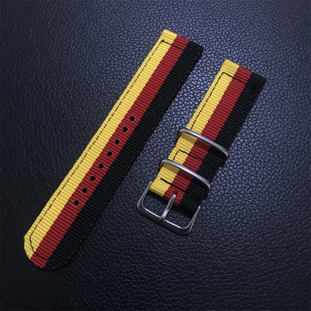 11 Ремешок для часов Huami Amazfit GTR GTS BIP Смарт-часы для Xiaomi Amazfit Pace/Stratos браслет нейлоновый холст ремешок на запястье - Цвет: 11