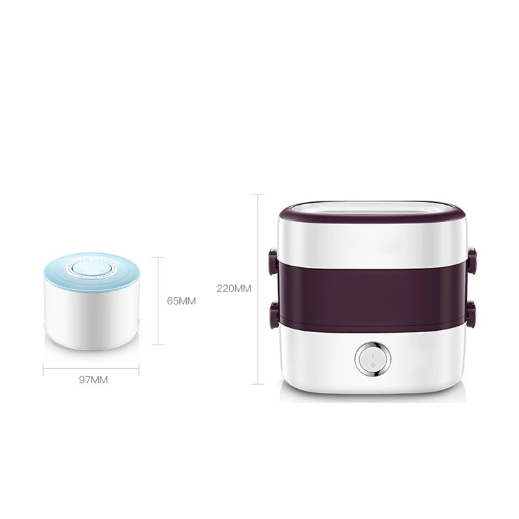 

Small Portable Electric Lunch Box Multi-function Rice Cooker Independent Liner Single and Double Layer Combination Rapid Heating