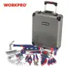 WORKPRO – chariot à roulettes, 111 pièces, ensemble d'outils, boîte en aluminium, Kits d'outils pour la maison ► Photo 1/6