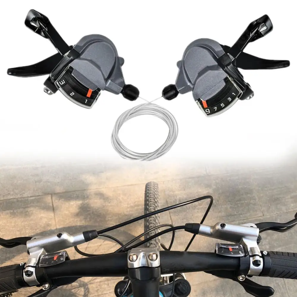 

1 Pair 9/27 Speed Bicycle Shifter Brake Conjoined Derailleurs MTB Mountain Road Bike Cycling Disc Handle Shifter Levers