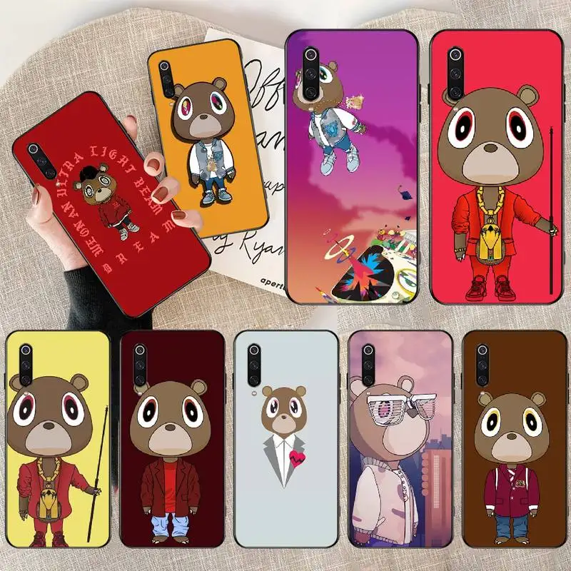 Nbdruicai Kanye West Graduation Bear Luxury Unique Design Phone