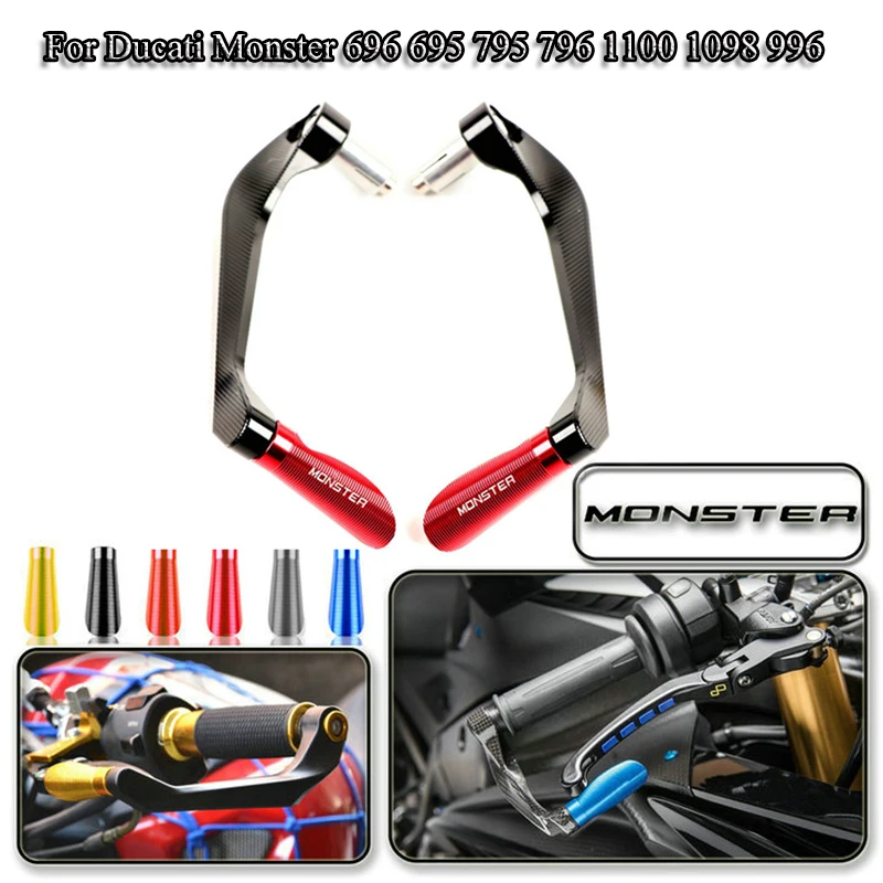 Мотоциклетный руль защита для рук Защита для рук крышка 22 мм для Ducati Monster 696 695 795 796 1100 1098 996 скутер слипоны