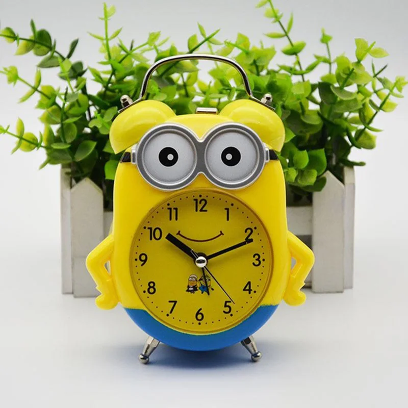 Alarm clock 1 QMJHVX светящиеся часы детский будильник милые Мультяшные настольные часы для дома украшения студенческого общежития despertador infantil - Цвет: Alarm clock 1