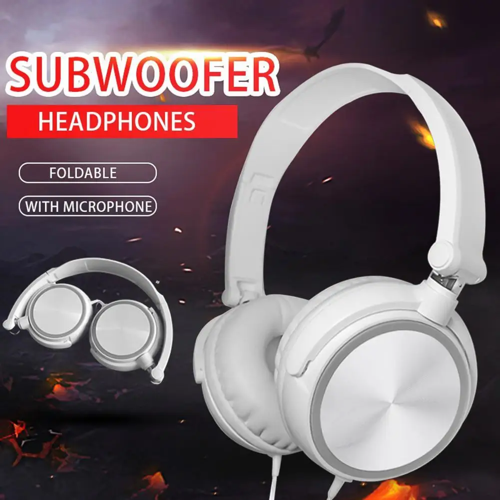 S1 3 5 мм проводные наушники Складная стерео с басами MP3 Музыка Караоке игровая