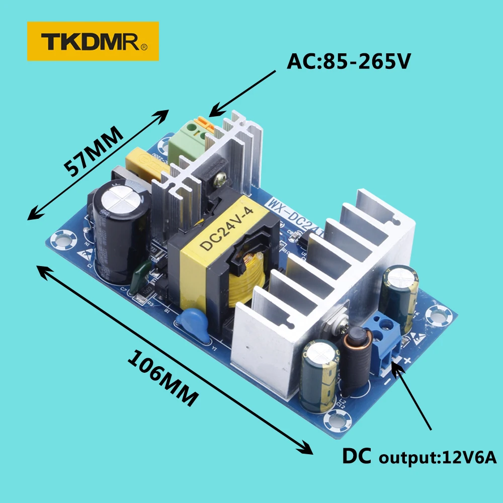 TKDMR Für Netzteil Modul AC 110v 220v zu DC 24V 6A AC-DC Schaltnetzteil Bord förderung TKDMR Für Netzteil Modul AC 110v 220v zu DC 24V 6A AC-DC Schaltnetzteil Bord förderung