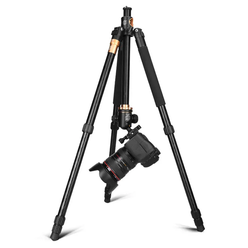  QZSD Q999H Aluminium Alloy Camera Tripod Video Monopod Professional Extendable Tripod with Quick Re