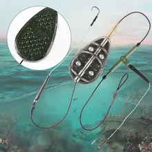 1 Piece Of Carp Fishing Feeder Bait Cage Bait Cage For Carp Fishing With Hook Lead Rotation With Hook Outdoor Fishing Tackle