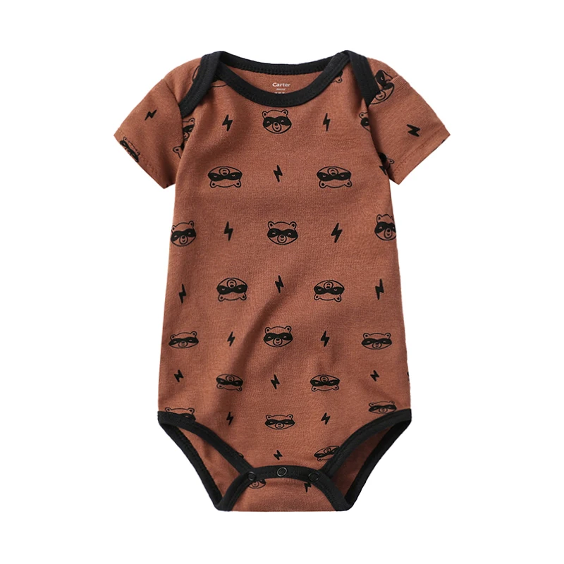 Baby rompers Cotton Infant Body Short Sleeve Clothing baby Jumpsuit Cartoon Printed Baby Boy Girl clothes