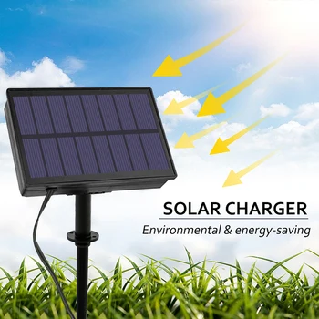 

Hot30/60 LED Solar Powered Bulbs String Lights Waterproof LED String Light With Remote Control For Outdoor Yard Garden Light