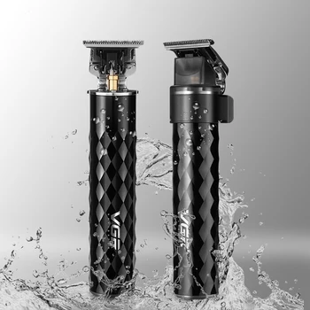 

New Style Men'S Household Hair Clipper Hair Salon Engraving Electric Pusher Retro Oil Head Electric Clipper Whole Body Washable