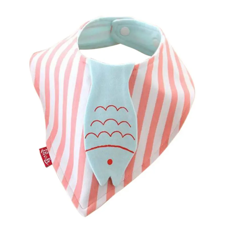 Слюнявчик для новорожденных девочек и мальчиков; слюнявчик; Одежда для новорожденных с треугольным рисунком; нагрудник - Цвет: 2