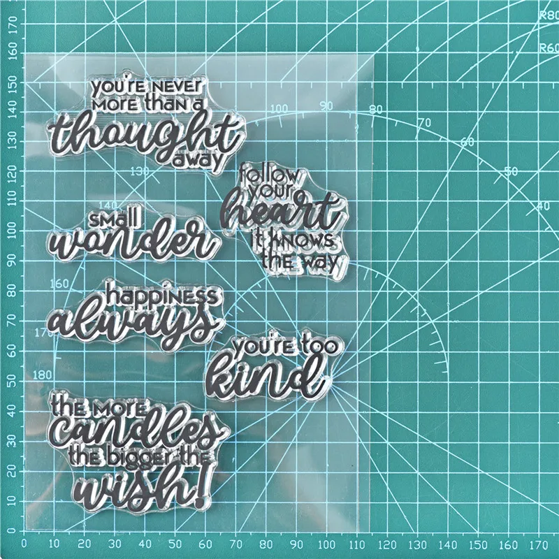 11x16cm YaMinSanNiO Цветочные штампы для скрапбукинга буквы животные Хэллоуин прозрачный силиконовый штамп/печать для изготовления карт штампы - Цвет: 11x16cm
